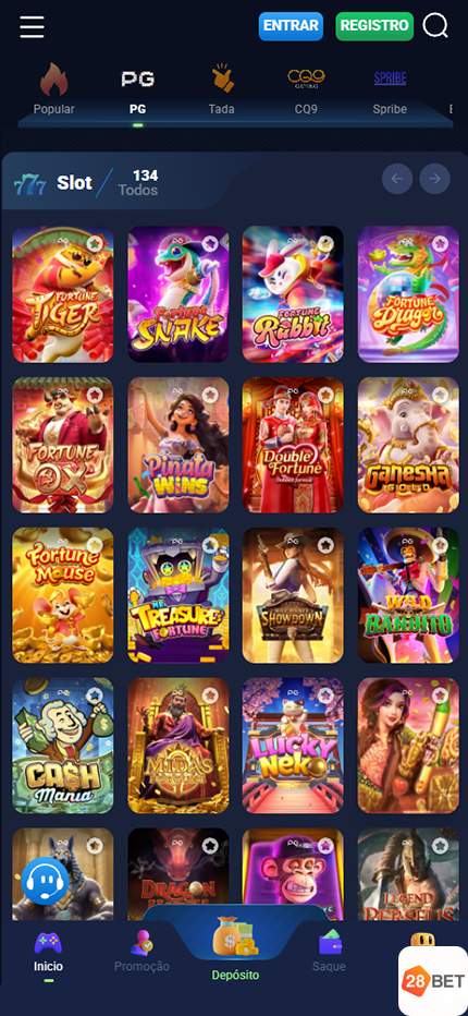 Prêmios Jogos 28bet.com